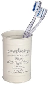 Tazza beige per spazzolini da denti Home - Wenko