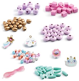 Perline in legno - arcobaleno