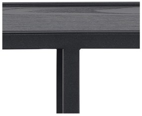 Scaffale metallico a castello nero Seaford - Actona