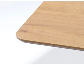 Tavolo da pranzo con piano effetto rovere 90x160 cm Cesura – Unique Furniture