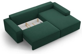Divano letto verde (angolo destro) Jodie - Micadoni Home