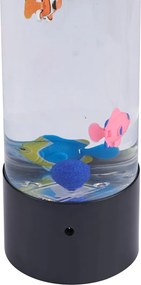 Tubo a bolle nero 30 cm con LED RGB - Sealife
