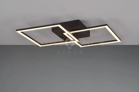 Trail plafoniera/applique led 20w 2500lm, 4000k nera orientabile l....