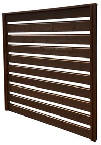 Pannello componibile Thermowood marrone scuro in legno H 178.4 x L 178.6 cm