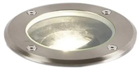 Faretto da terra esterno intelligente in acciaio inox incl. WiFi GU10 IP65 - Delux
