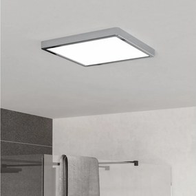 Eglo 901767 - Plafoniera da bagno FUEVA LED/13W/230V 29x29 cm IP44 cromata
