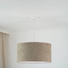 Brilagi - Lampadario a sospensione con filo BOUCLE ROLLER 1xE27/15W/230V diametro 50 cm marrone