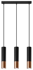 Lampada a Sospensione 3xGU10 in Acciaio LOOPEZ 3L