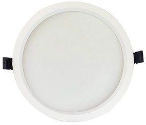 Faro LED incasso 30W foro ø200-210 110lm/W UGR19- Dimmerabile Colore Bianco Caldo 2.700K