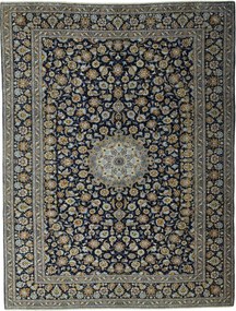 Kashan Tappeto persiano 400 x 300 Blu (Iran) Annodato A Mano