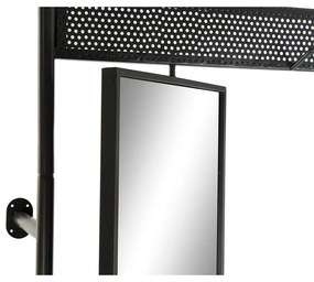 Ingresso DKD Home Decor Specchio Metallo Legno Marrone Grigio scuro (84,5 x 40 x 187 cm)
