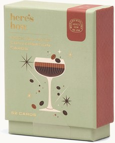 Gioco di carte da conversazione Cocktail Hour, 52 carte