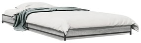 Giroletto Grigio Sonoma 100x200 Cm Legno Multistrato E Metallo /