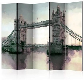 Paravento  Victorian Tower Bridge II [Room Dividers]  Colore ---, Dimensioni e Misure 225x172