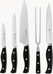 Set di 5 coltelli con forchettone per arrosto Pura
