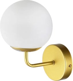 Brilagi - Lampada da parete MALIVA 1xE14/15W/230V dorata/bianca