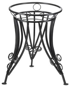 Portafiori 47x43 cm nero