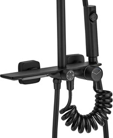 Set doccia REA HELIX Black