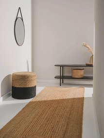 benuta Pure Tappeto di iuta Jutta Marroncino 80x250 cm - Tappeto design moderno soggiorno
