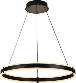 Brilagi-LED Lampada a sospensione dimmerabile su cavo CIRCLE LED/85W/230V 3000-6500K nero + telecomando