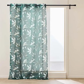 Tenda sottile verde in voile 140x240 cm Elsa – douceur d'intérieur