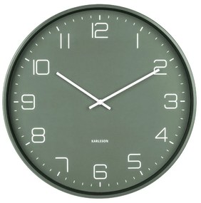 Orologio da parete verde , ø 40 cm Lofty - Karlsson