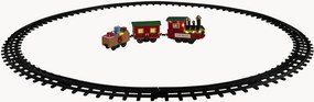 Decorazione natalizia a LED con effetti sonori e funzione timer Railway