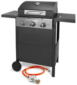 Fieldmann - Barbecue a gas 3 bruciatori nero