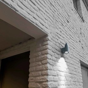 Applique da Parete a Cono per esterni IP65 GU10 - Grigia