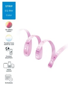 WiZ - Striscia LED RGBW Dimmerabile 1m LED/11W/12V 2700-6500K Wi-Fi