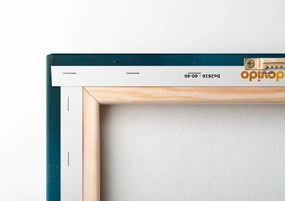 Stampa su tela – Rinoceronte blu-oro