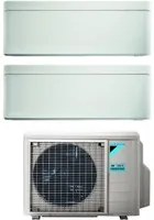 Climatizzatore Condizionatore Daikin Bluevolution Dual Split Inverter serie STYLISH WHITE 9+9 con 2MXM40A R-32 Wi-Fi Integrato 9000+9000 Colore Bianco Garanzia Italiana