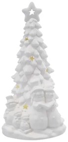 Alberello natalizio a LED, 2xAA, bianco caldo