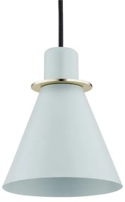 Argon 4682 - Lampadario su filo  BEVERLY 1xE27/15W/230V blu/oro