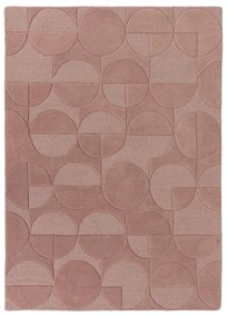 Tappeto in lana rosa 160x230 cm Gigi - Flair Rugs