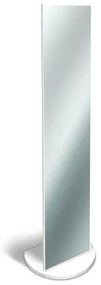 Specchio rettangolare bianco 40 x 160 cm