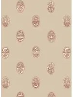 Josephine Munsey Carta da parati Linear Cameos - Cromwell Stone/ Hibernacle/ Salt Ridge