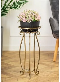 Portafiori 62x28 cm oro