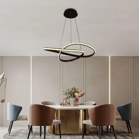 Brilagi - Lampadario a sospensione con filo LED dimmerabile COSMOWAVE LED/70W/230V 3000-6500K marrone + +TC