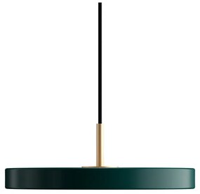 Lampada a sospensione LED verde scuro con paralume in metallo ø 31 cm Asteria Mini - UMAGE