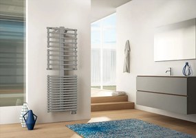 Termoarredo elettrico a fluido  GET UP 750 W  grigio perla L 55 x H 149.9 x P 7.7 cm