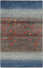 Loribaft Tappeto 170x110 Blu (Iran) Annodato A Mano
