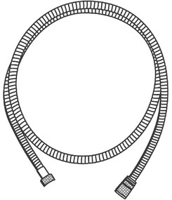 GROHE 22100000 - VITALIOFLEX METAL LONG-LIFE Tubo doccia da 1750 mm, cromato