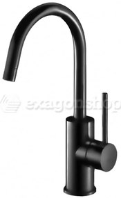 Paffoni Light Lig078no Miscelatore Lavabo Girevole Canna Ad Ombrello Nero Opaco