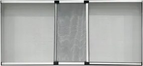 Zanzariera estensibile con spazzola H40x50/92 avorio 1013 Telaio in alluminio laccato