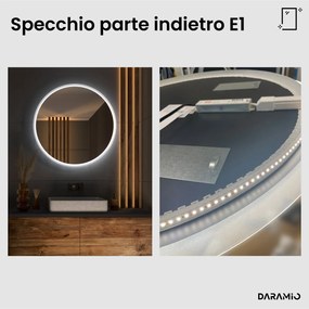 Specchio rotondo con luce LED E1