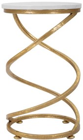 Tavolino in Marmo Spiral Ø 27,5 cm x 47,5 cm