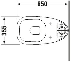 Duravit 21110100002 - WC combinato D-CODE ceramica/bianco lucido