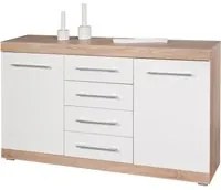 kit buffet 2 ante + 4 cassetti lublin rovere/bianco laccato cod:ferx.93481