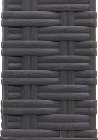 CALIGOLA - tavolo da giardino in wicker quadrato